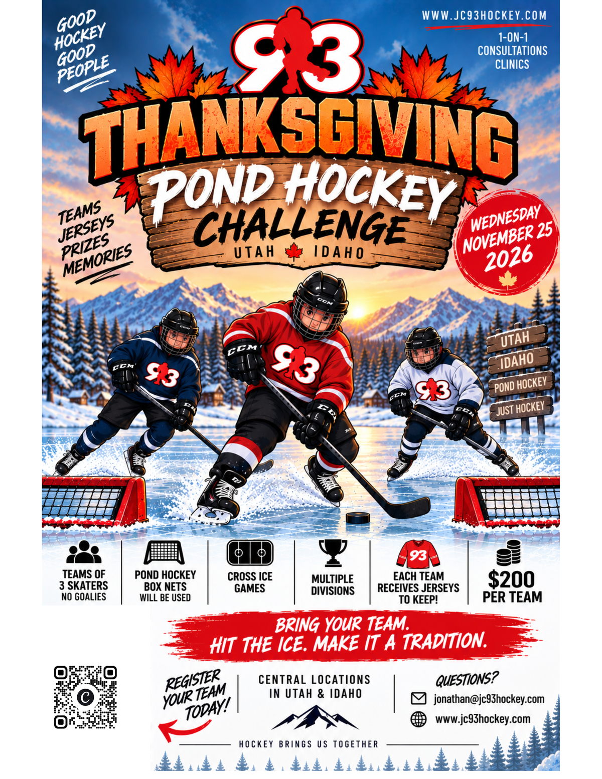 JC93 Thanksgiving Pond Hockey Challenge