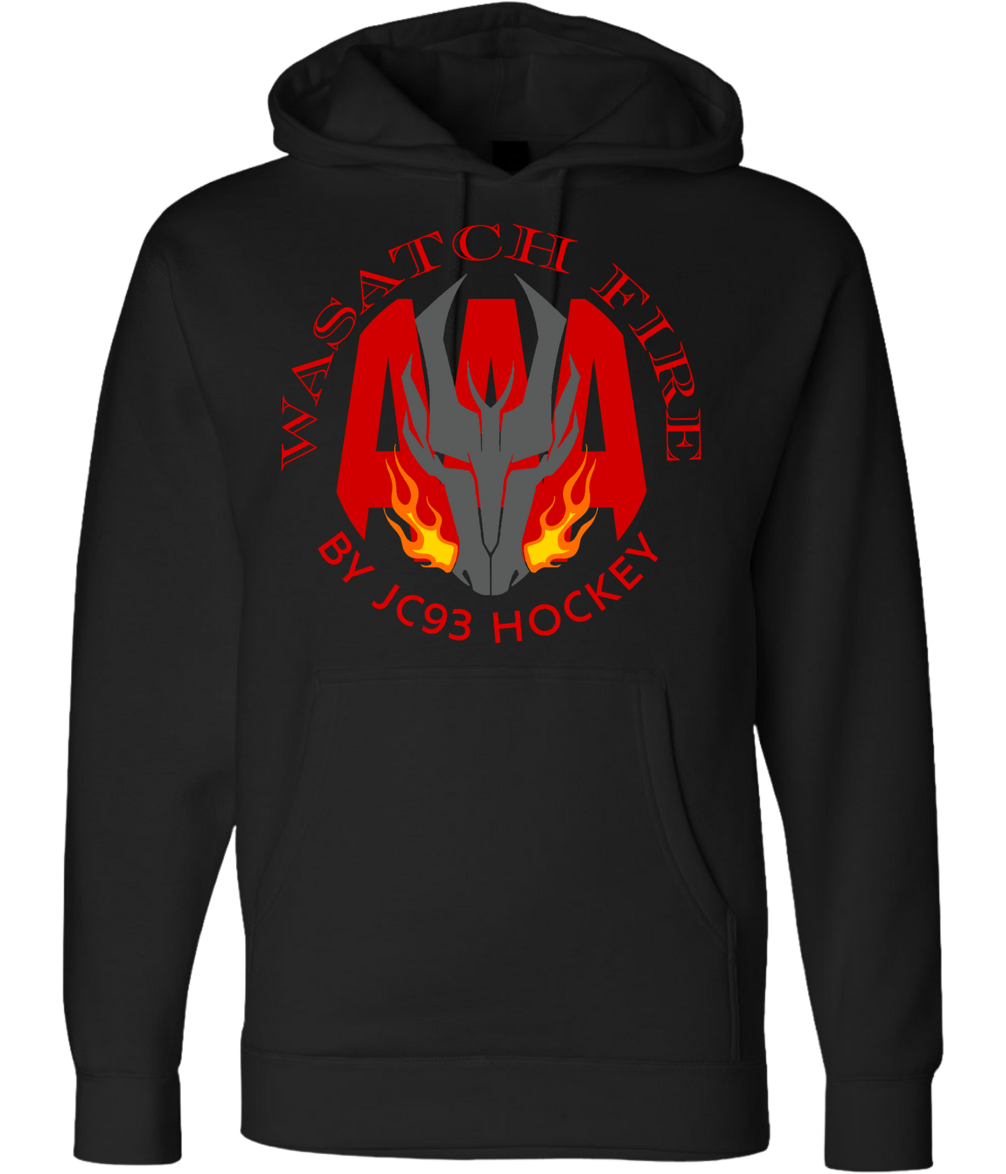 Wasatch Front Fire Hoodie + name and number